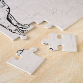 Mops Life Funny Dog Gangster Puzzle (Seite)