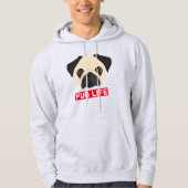 Mops Life Hoodie (Vorderseite)
