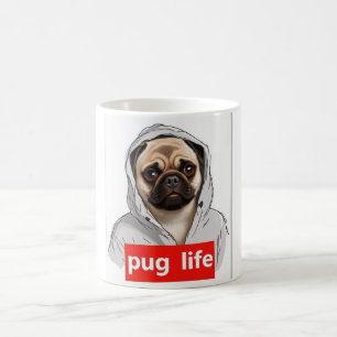 Mops Life Hoodie Tasse