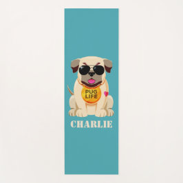 Mops Life individuelle Name & color Yoga matte