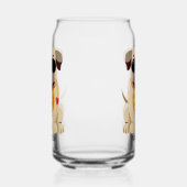 Mops Life individuelle Name Dosenglas (Links)