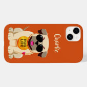 Mops Life individuelle Name & Farbtelefongehäuse Case-Mate iPhone Hülle (Rückseite (Horizontal))