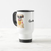 Mops Life individuelle Name Tasse (Vorderseite Links)