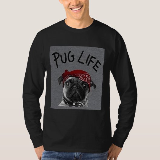 Mops Life Items Klassischer T - Shirt 782 (Vorderseite)