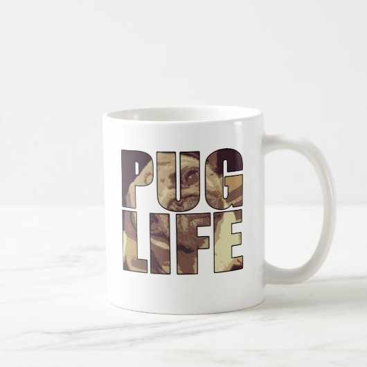 Mops Life Kaffeetasse (Rechts)