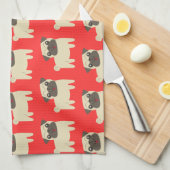 Mops Life Kitchtuch Geschirrtuch (Viertel Falte)