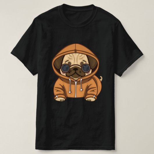 Mops Life Mens T - Shirt (Design vorne)