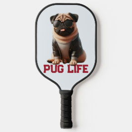 Mops Life Niedlich Hunde Design für Mops Liebhaber Pickleball Schläger