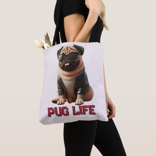 Mops Life Niedlich Mops Hund Tasche (Von Nahem)