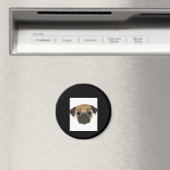 Mops Life Niedlich Mops Lover Geschenk Magnet (In Situ (Geschirrspüler))
