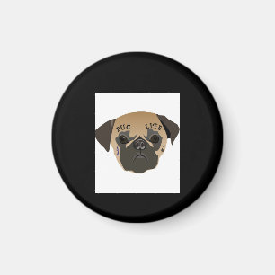 Mops Life Niedlich Mops Lover Geschenk Magnet