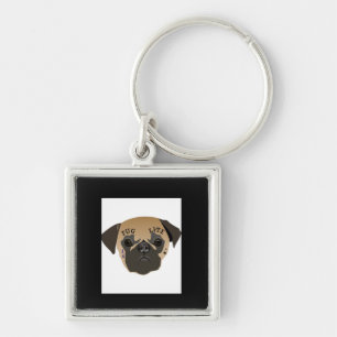 Mops Life Niedlich Mops Lover Geschenk Schlüsselanhänger