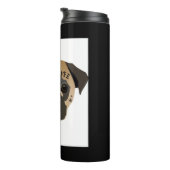 Mops Life Niedlich Mops Lover Geschenk Thermosbecher (Nach rechts gedreht)