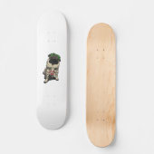 Mops Life Skateboard (Vorderseite)