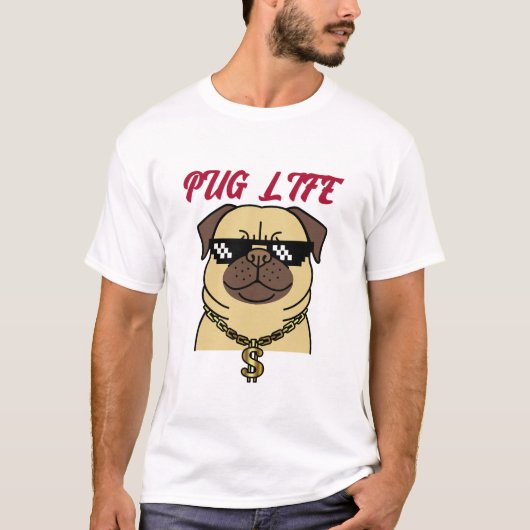 Mops Life T-Shirt (Vorderseite)