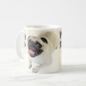 Mops Life Tasse (Vorderseite Links)