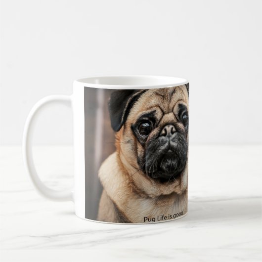 Mops Life Tasse (Links)