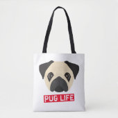 Mops Life Totasche Tasche (Vorderseite)