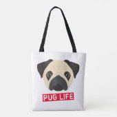 Mops Life Totasche Tasche (Rückseite)
