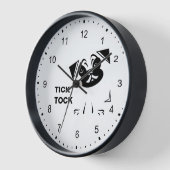 Mops Lover Dog Clock Uhr (Winkel)