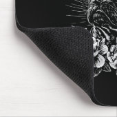 Mops Lover Dog Retro Style Tattoo _1 Mousepad (Ecke)