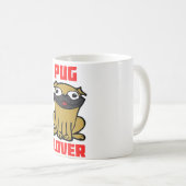 Mops Lover Kaffeetasse (VorderseiteRechts)