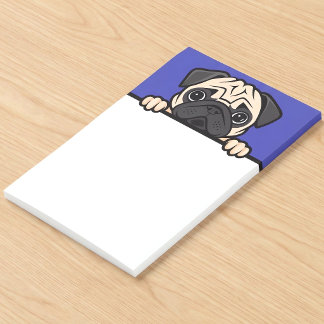 Mops Lover Niedlich Peeking Welpen Dog Geschenke Post-it Klebezettel