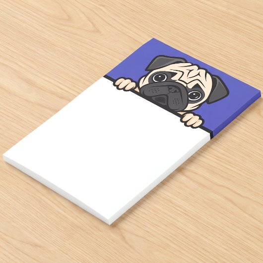 Mops Lover Niedlich Peeking Welpen Dog Geschenke Post-it Klebezettel