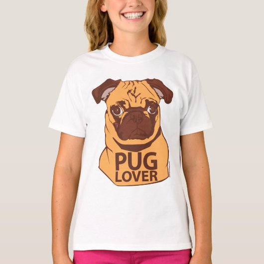 Mops Lover T - Shirt (Vorderseite)