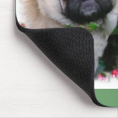 Mops Lovers Art Mousepad (Ecke)