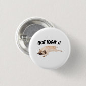 Mops-lustiger Geschenk-Liebe-Hund Button (Vorne & Hinten)