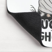 Mops-ly Ghost Funny Dog Puns Halloween Mops Eigent Mousepad (Ecke)