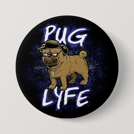 Mops Lyfe Button (Vorderseite)