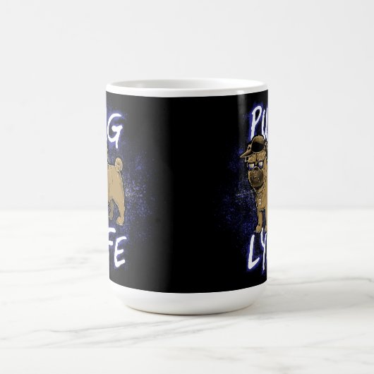 Mops Lyfe Kaffeetasse (Mittel)