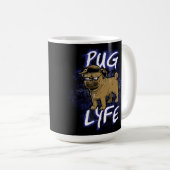 Mops Lyfe Kaffeetasse (VorderseiteRechts)