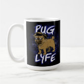 Mops Lyfe Kaffeetasse (Links)