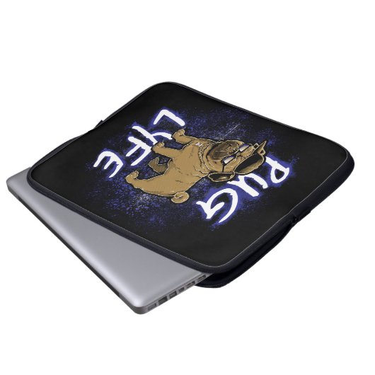 Mops Lyfe Laptopschutzhülle (Vorne Knopf)