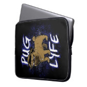 Mops Lyfe Laptopschutzhülle (Vorderseite Links)