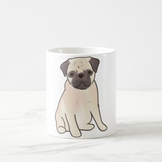 Mops Magic Kaffeetasse (Mittel)