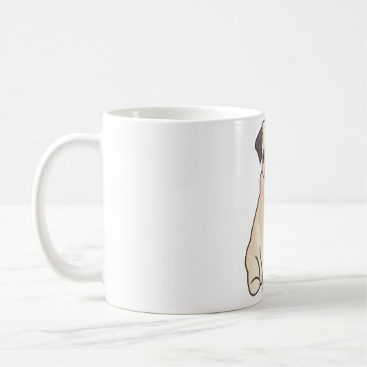 Mops Magic Kaffeetasse (Links)
