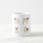Mops Magic Kaffeetasse (Mittel)