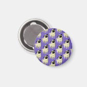 Mops Magnet (Vorderseite/Rückseite)