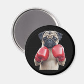 Mops magnet (Vorderseite/Rückseite)