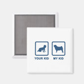 Mops Magnet (Vorderseite/Rückseite)