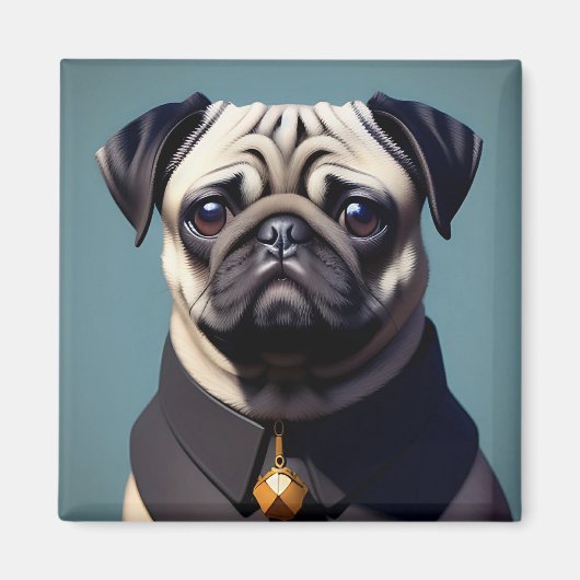 Mops Magnet (Vorne)