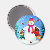 Mops Magnet Frosty's Helfer (Vorderseite/Rückseite)