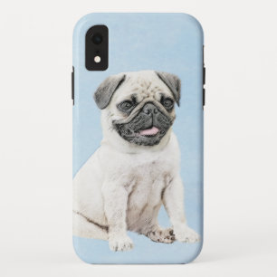 Mops Malerei - Niedliche Original Hunde Kunst Case-Mate iPhone Hülle