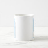 Mops Malerei - Niedliche Original Hunde Kunst Kaffeetasse (Mittel)