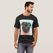 Mops-Malerei T-Shirt (Vorne ganz)