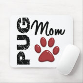 Mops-Mama 2 Mousepad (Mit Mouse)